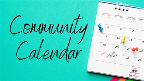 Community calendar. Things To Know About Community calendar. 